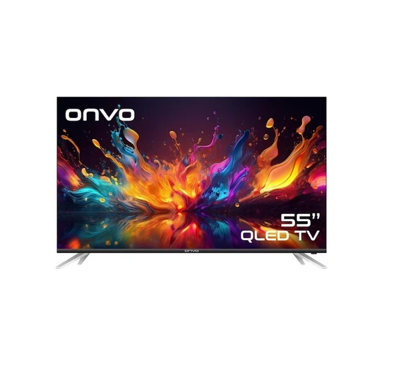 ONVO 55OVF9001UQ 55’’ 140 Ekran Uydu Alıcılı 4K Ultra HD QLED Google Smart TV ürün görseli