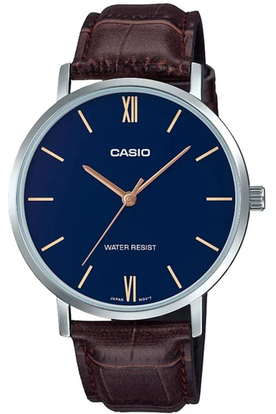CASİO Deri Kayışlı Erkek Saati MTP-VT01L-2BUDF ürün görseli