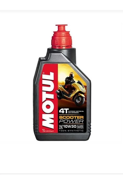 Scooter Power 4T Motosiklet Yağı 10W30 MB 1Lt (Honda Pcx 2025 Özel)