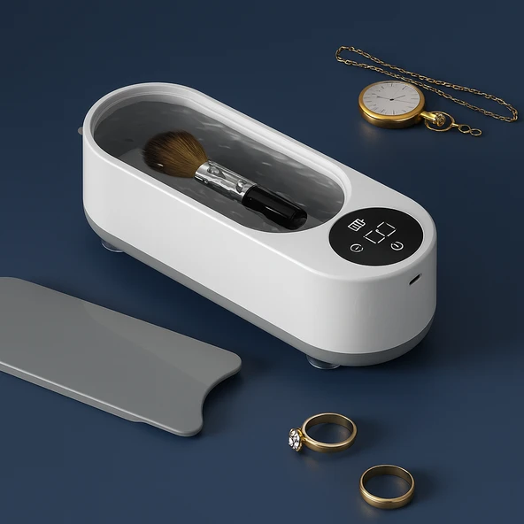 qasul Ultrasonik Temizleme Makinesi Çok Fonksiyonlu Yüksek Frekanslı Gözlük Takı Fırça Gözlük Temizleme - 4