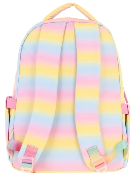 Kaukko Kids Simli Kalp ve Çiçek Detaylı Kız Çocuk Dört Bölmeli Okul Çantası - L5213 - Resim 3