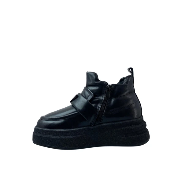 Albini 26102856D Hakiki Deri Kadın Bot - Resim 4