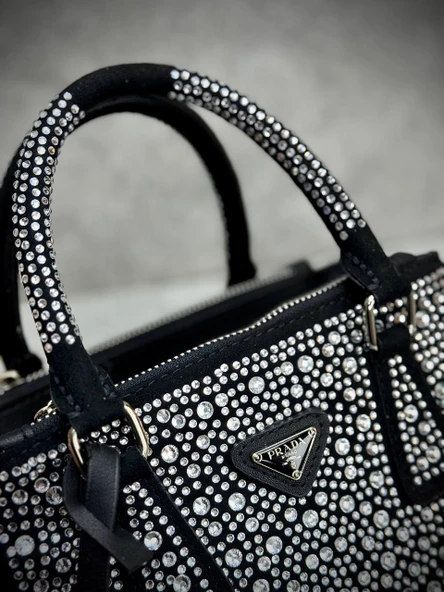 PRADA - Prada Galleria micro-Bag with decorations - 3