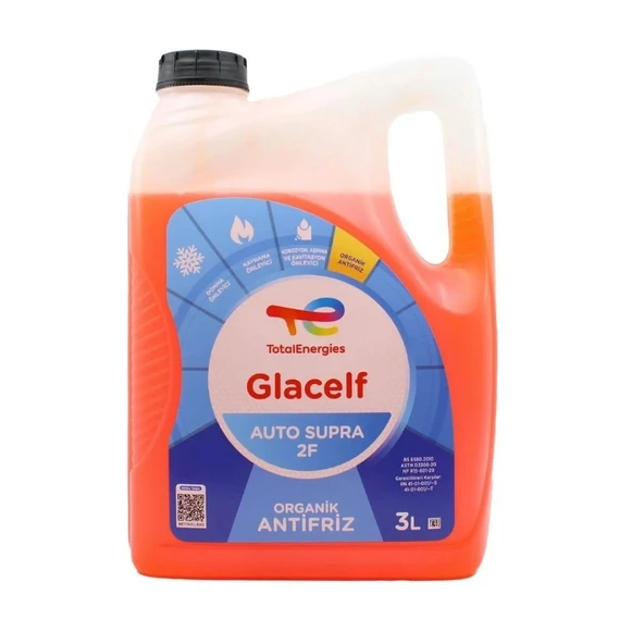Total Energıes Organik Antifriz Glaces Ao Supra 2F 3Lt.Glacelf ürün görseli