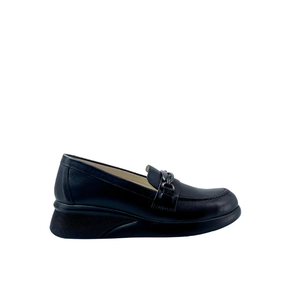 Albini 2630Z707 Hakiki Deri Kadın Loafer Ayakkabı - Resim 5