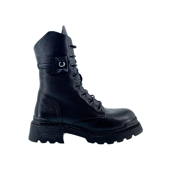 Albini 2610024 Hakiki Deri Kadın Bot - 5