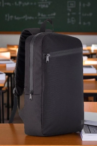 Classone Mila  PR-EK200 15,6' Su Geçirmez Kumaş Fermuar Okul Sırt Çantası - Resim 5