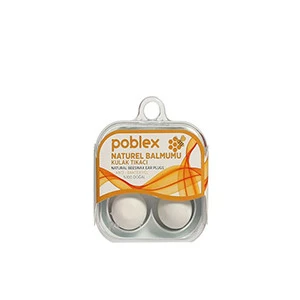 Poblex Naturel Balmumu 4 lü Kulak Tıkacı - 1