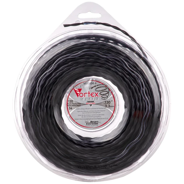 Tırpan Misina 3,3mm 36m Siyah Burgulu Vortex - Resim 2