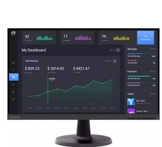 Lenovo C24-40 63DCKAT6TK 23.8" 4 ms Full HD 75 Hz Monitör
