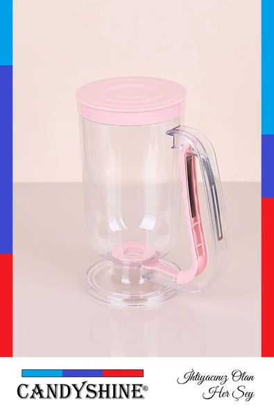 Ölçekli Hamur Porsiyonlayıcı Dağıtıcı Pancake Krep Muffin Krema Puding Kolay Akıtma Yardımcısı - Resim 8