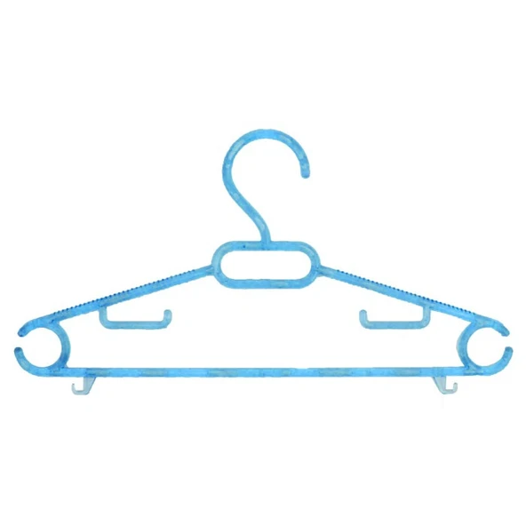 Plastik Elbise Askısı - Mavi TEKLİ ürün görseli