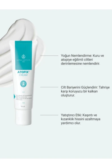 Atofix Kuru Ve Atopik Ciltlerde Ve Kızarıklık Cilt Bakım Kremi 100ml - 2