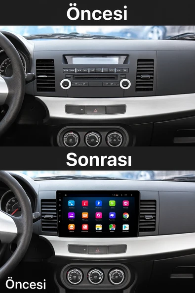 Mitsubishi Lancer 2006-2012 Multimedya 8 GB RAM 128 GB Hafıza 8 Çekirdek Navigatör X-Premium Series - Resim 9