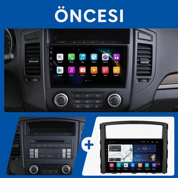 Mitsubishi Pajero 2006-2014 Multimedya 2 GB RAM 32 GB Hafıza 4 Çekirdek FOR-X - Resim 9