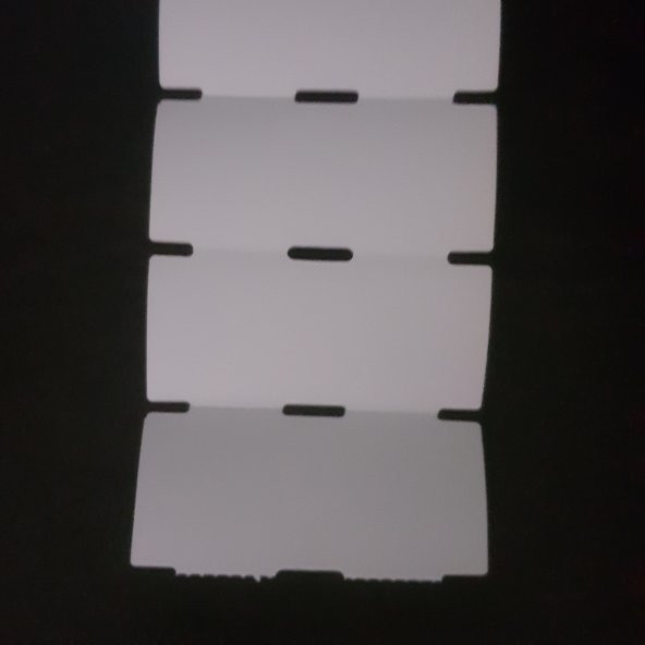 80X38 YATAY RAF ETİKETİ ORTADAN KENARDAN CELTEKLİ 350 SARIM - 6