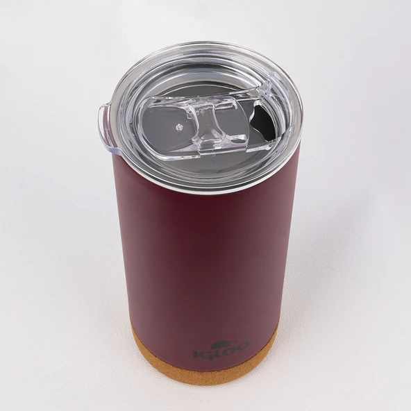 Igloo Cork Mug 500ml-BORDO - Resim 3
