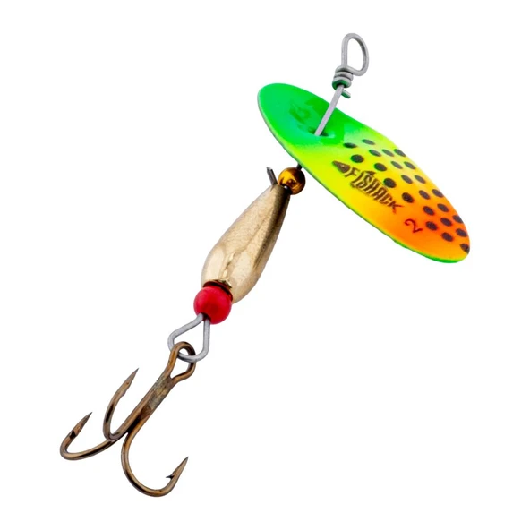 Döner Kaşık - Fishack GlideX - Gökkuşağı XD - 3,6g - No:2 - Alabalık/Turna/Levrek Olta Kaşığı ürün görseli