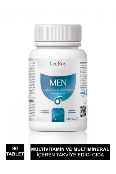 Leeroy Men Multivitamin Multimineral 90 Tablet ürün görseli