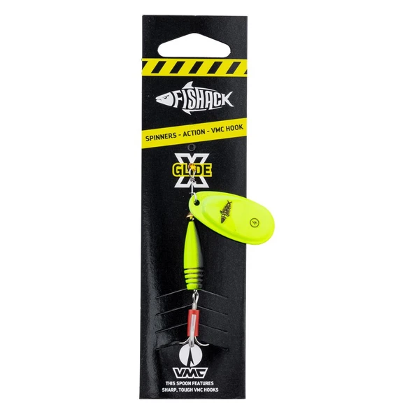 Döner Kaşık - Fishack GlideX - Limon - 13,2g - No:4 - Alabalık/Turna/Levrek Olta Kaşığı - Resim 3