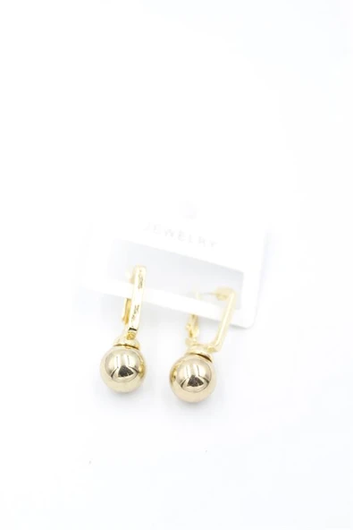 Top Küpe - Altın - Resim 2