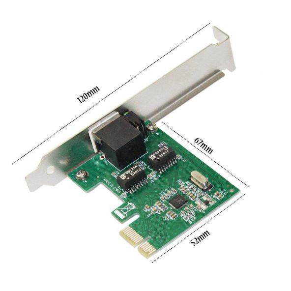 PrimeX PX-3210 PCI-E Express 10/100/1000 Gigabit Ethernet Lan Ağ Kartı - 6