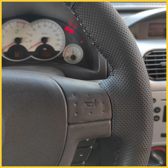 Opel Corsa C Kasa Araca Özel Direksiyon Kılıfı - Resim 3
