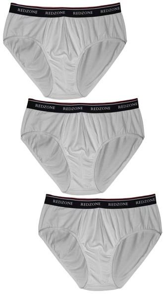 3'lü Paket Erkek Büyük Beden 105-180 Kilo Arası İçin Uygun Rahat Kalıp Redzone Likralı Slip