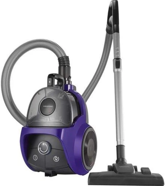 Grundig VCC 7870 Toz Torbasız Elektrikli Süpürge, 2.7 Litre Hazne, HEPA-13 Filtre, %99,98 Toz Tutma, 750 W Motor, Mor ürün görseli