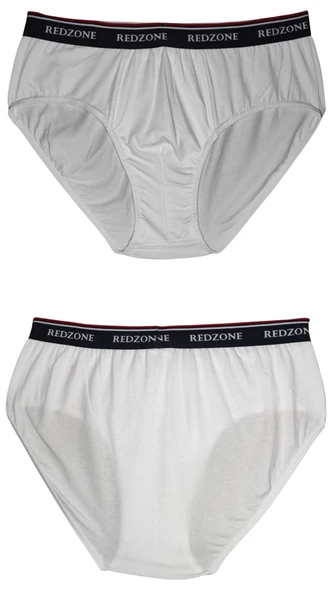 3'lü Paket Erkek Büyük Beden 105-180 Kilo Arası İçin Uygun Rahat Kalıp Redzone  Likralı Slip - 3