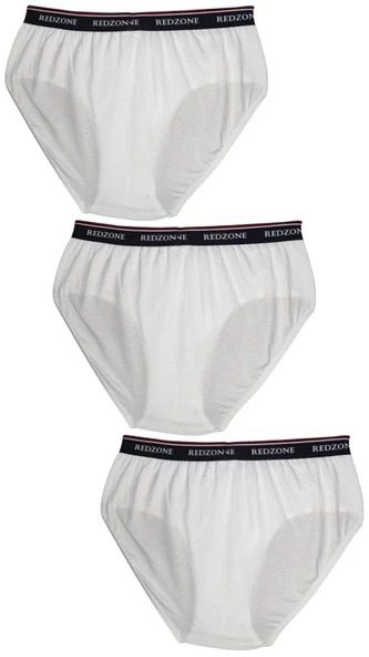 3'lü Paket Erkek Büyük Beden 105-180 Kilo Arası İçin Uygun Rahat Kalıp Redzone Likralı Slip - 9