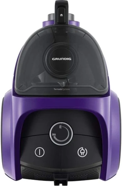 Grundig VCC 7870 Toz Torbasız Elektrikli Süpürge, 2.7 Litre Hazne, HEPA-13 Filtre, %99,98 Toz Tutma, 750 W Motor, Mor - Resim 2