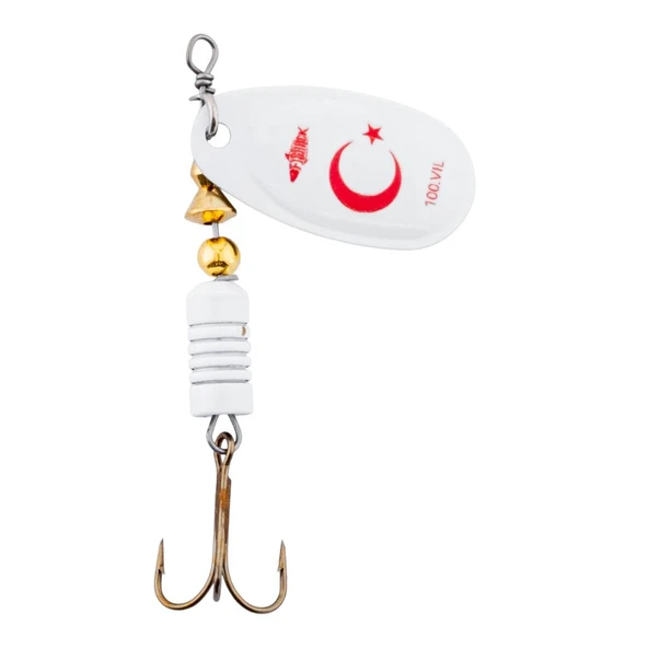 Döner Kaşık - Fishack GlideX - 100.Yıl - 7g - No:3 - Alabalık/Turna/Levrek Olta Kaşığı - Resim 2