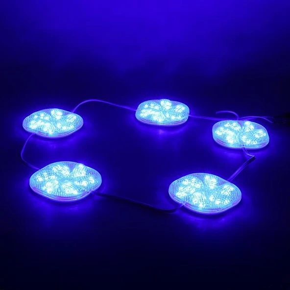 PowerMaster PM-14706 12 Volt 3 Watt Mavi Sabit 6565-2835 Modül Led 65x65x12mm - 2