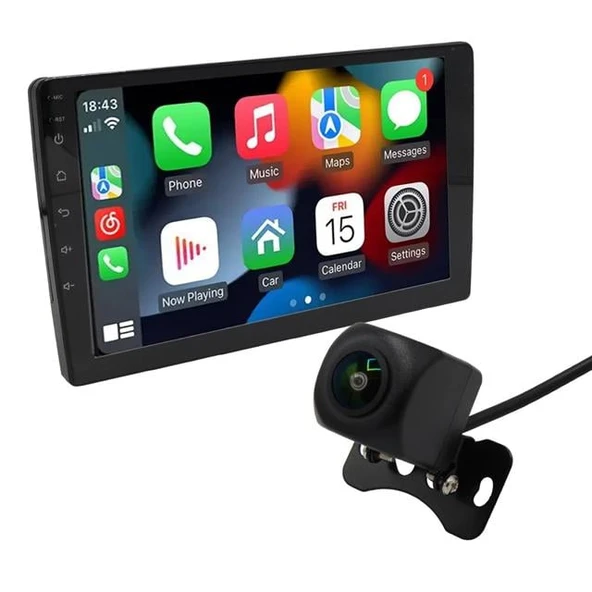 Carstar SLXF-A133 9'' Android Dokunmatik Multimedia Oto Teyp 4Gb Ram 64Gb Hafıza Qled HD Wifi GPS FM-AM Geri Görüş Kameralı IOS - Android Carplay ürün görseli