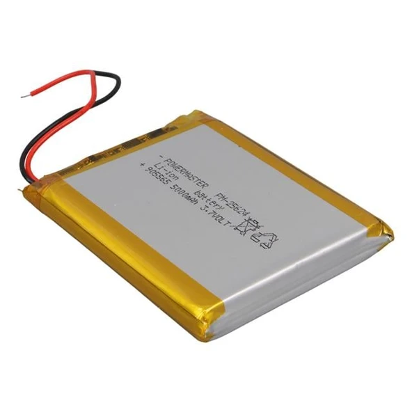 Powermaster 905565 3.7V 5000mAh Lityum Polimer Pil - 2