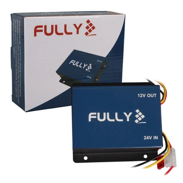Fully 2412 24V/12V DC-DC 30 Amper Oto Akü Voltaj Konvertör Oto-Kamyon-Tır Uyumlu - 4
