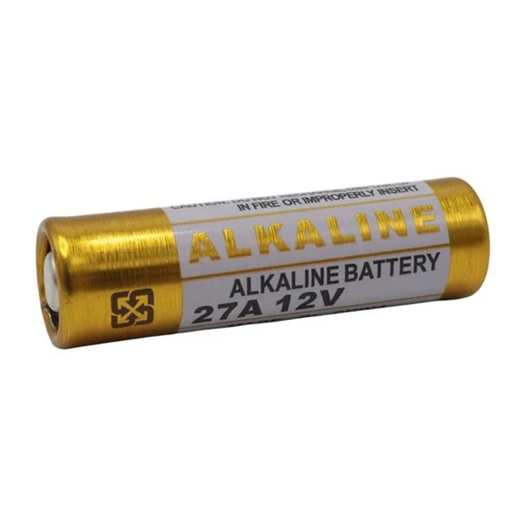 PowerMaster MN27A 12 Volt 27A İnce Alarm Pili Alkaline Batarya (5'LI Paket) - 3