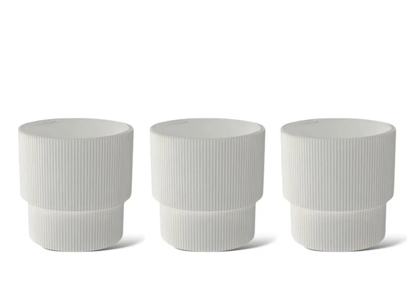 Omnipazar SO-VGS3 Dekoratif Vega Saksı Takımı 30 Lt Kirli Beyaz 3 Adet ürün görseli