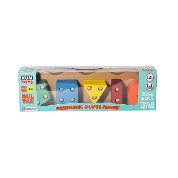 Nessiworld  KM5656 Ahşap Beşli Bultak -Kumtoys - 2