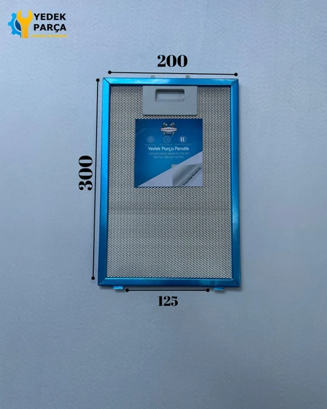 200x300 mm Aspiratör & Davlumbaz Tel Yağ Filtresi 20x30 cm
