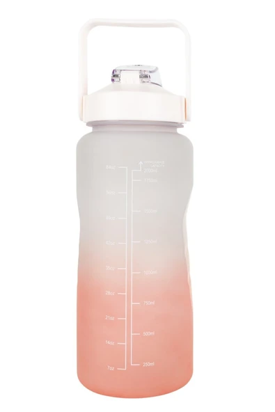 Ithink VAESKE MATARA MOTİVASYONEL 2LT PEMBE-GRİ - Resim 4