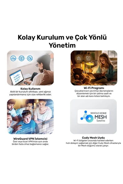 cudy Router Wr300 N300 2.4ghz 300mbps Ap/re/wısp 4xfe Port Mu-mımo Kablosuz Wi-fi - Resim 6