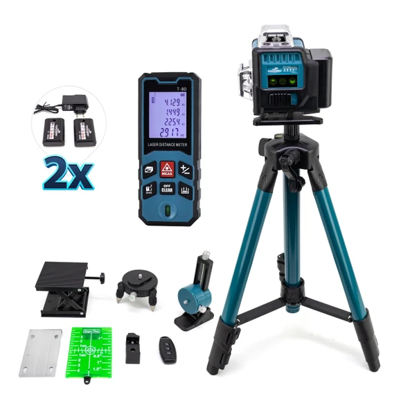 DAWREEK LAZER TERAZİ + LAZER METRE & TRİPOT MK16 - 2