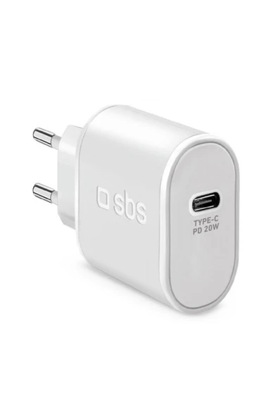 SBS Seyahat Şarj Cihazı 1xusb-c Pd 20w-beyaz ürün görseli
