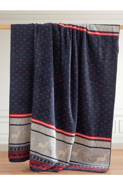 Vicuna Home January Pamuklu Yılbaşı battaniyesi - 3