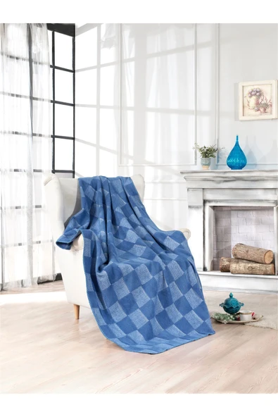 Vicuna Home Chess Pamuklu Tv Battaniyesi