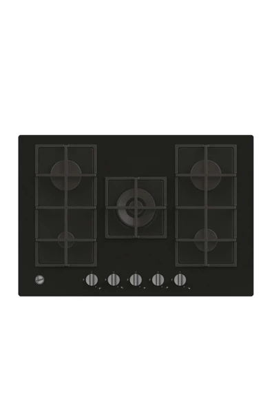 Hoover HDG6C1GBTK Davlumbaz + HVG74K3B 75 cm Ankastre Ocak İkili Ankastre Set - Resim 2