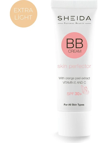 Sheida Bb Krem Extra Light 50ml - Resim 3