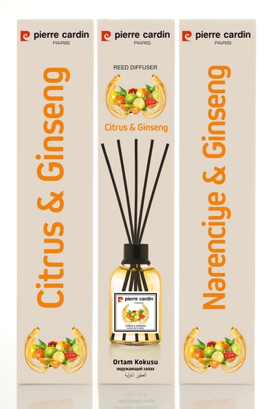 Pierre Cardin Reed Diffuser 110 ml – Citrus & Ginseng – Narenciye & Ginseng Oda Kokusu - 5